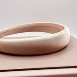 Cintillo Acolchado Beige Satin